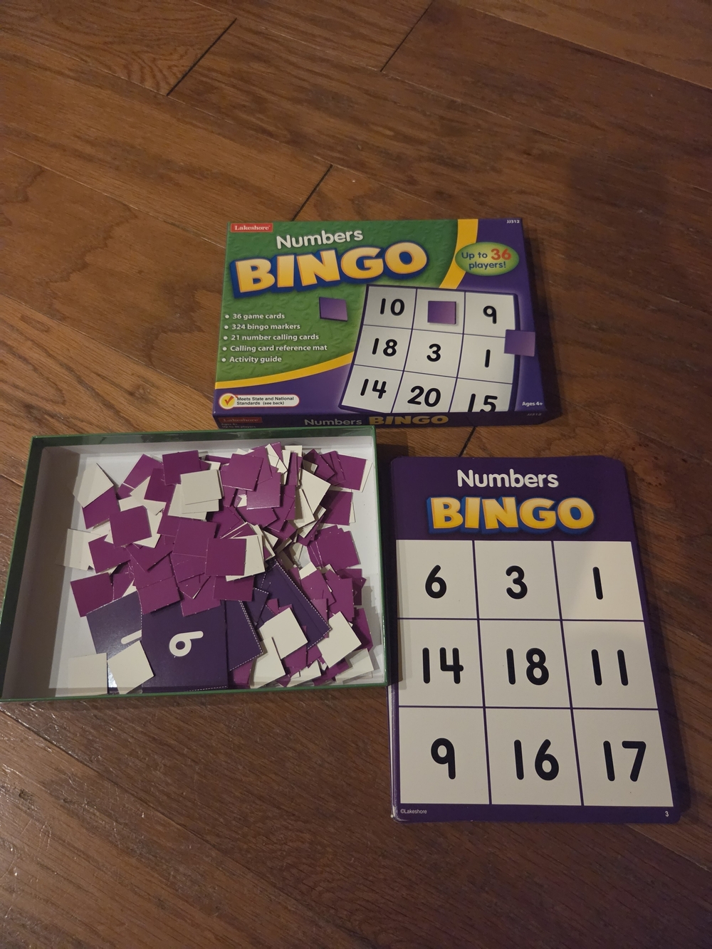 Lakeshore Learning Numbers Bingo Game - Educational. Excellent Condition